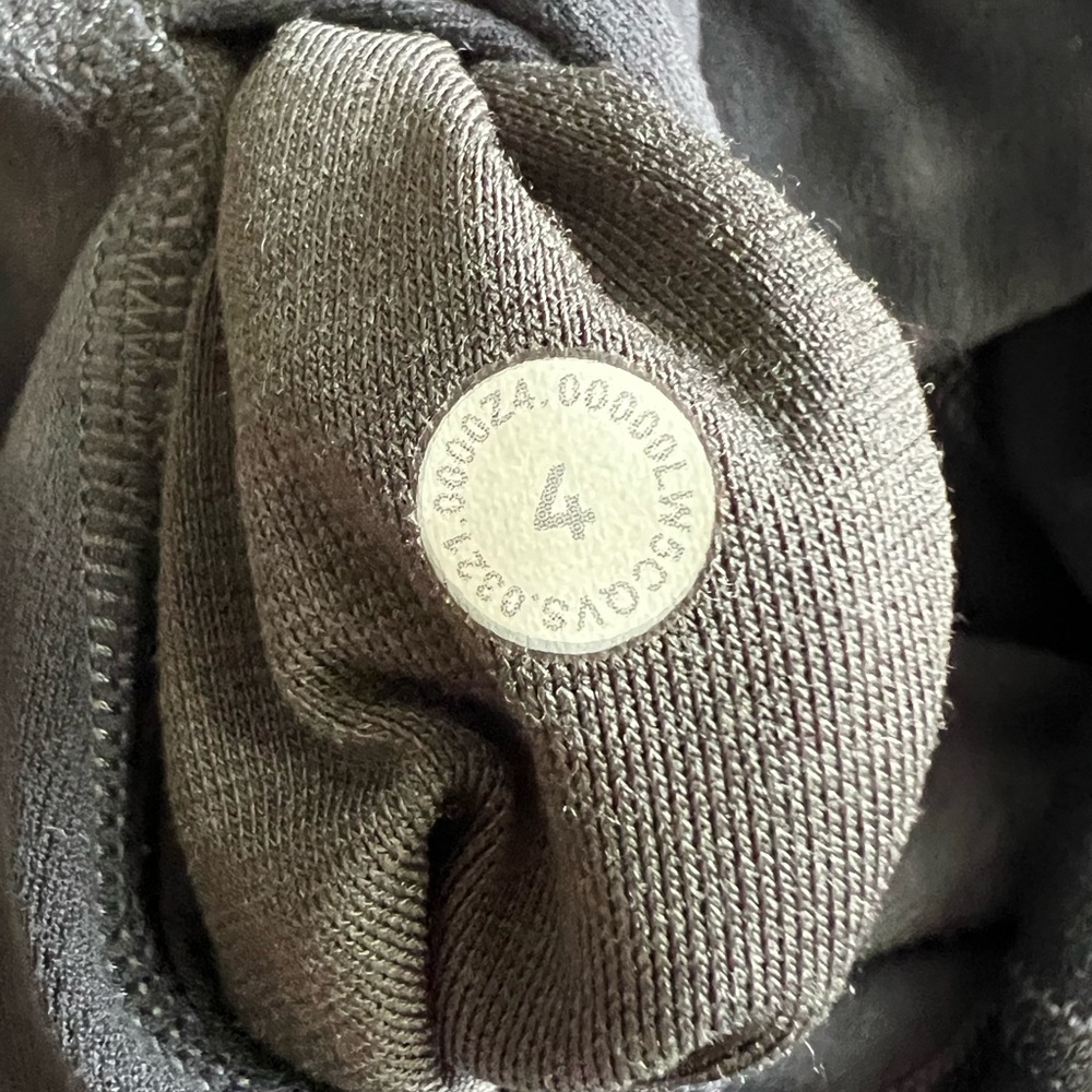 Lululemon Align Diamond Dye Graphite Grey Leggings Size 4 Super High Rise Nulu - Picture 11 of 11